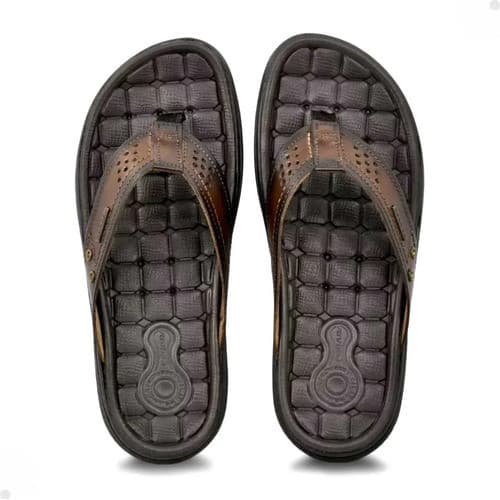 Chinelo Sandália Masculina Pegada Couro Original Leve Macio