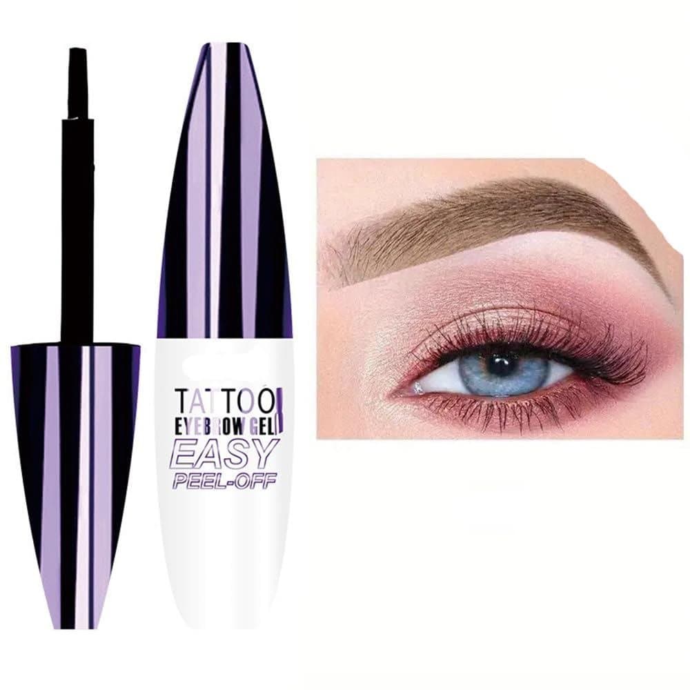Gel para Sobrancelhas à Prova d'Água, Tinta para Sobrancelhas de Natural, Gel para Sobrancelhas Removível, Tinta