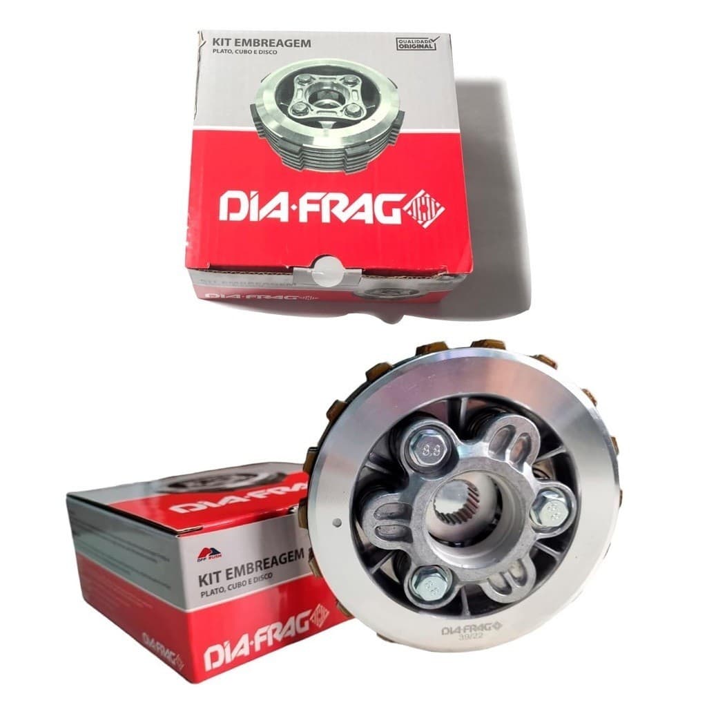 Kit Embreagem Completa Honda Pop 100 (2006 A 2015) Diafrag