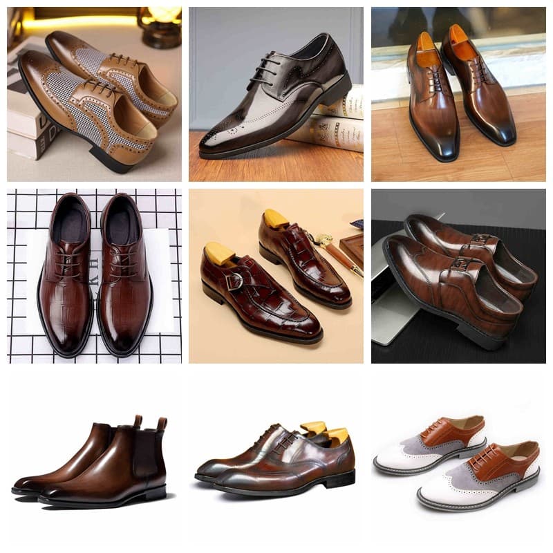 Luojia sapatos masculinos combinação modelo quarto vestiário sapato armário sapatos de couro masculino mocassins macio e