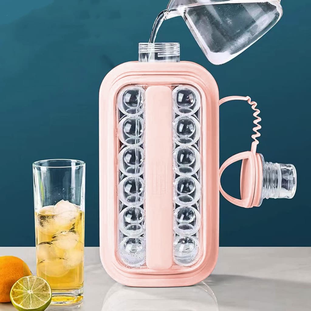 Forma Gelo Garrafa Copo Molde Cubos Longos Bebida Gelada Freezer Cozinha Festa Reutilizável