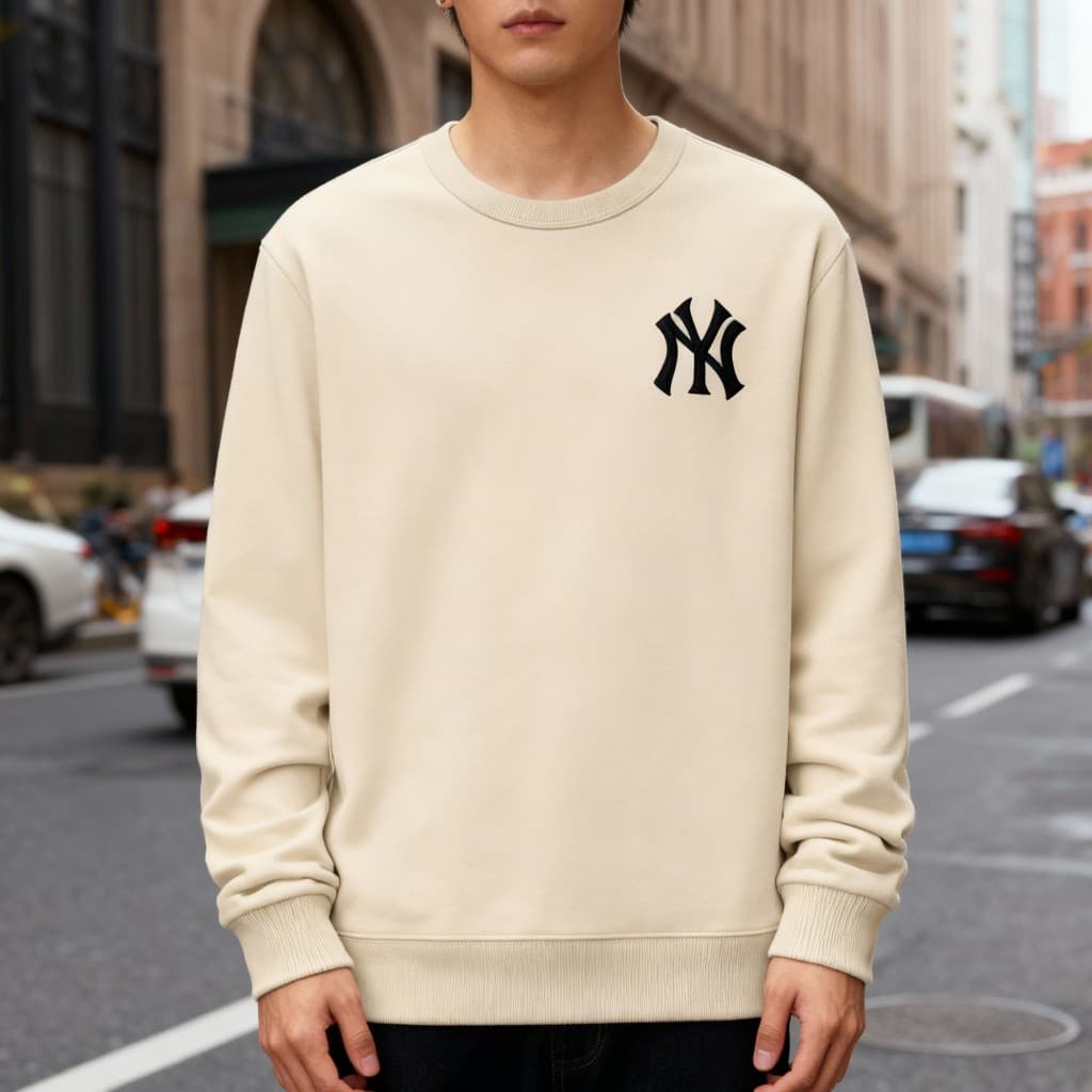 Moletom NY Streetwear Algodão Premium Gola Redonda Unissex