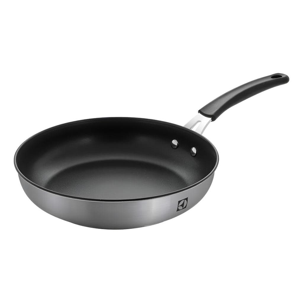 Frigideira Inox Com Revestimento Antiaderente Prateado E Preto Electrolux