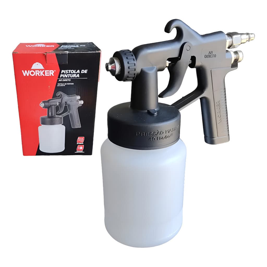 Pistola de Pintura Ar Direto 104280 – Worker