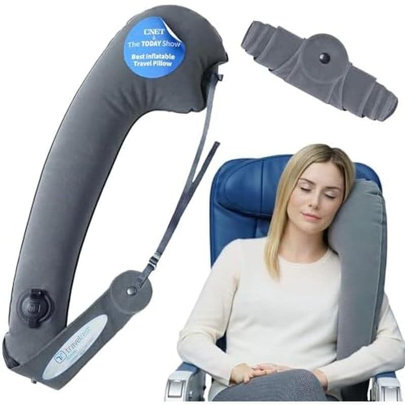 Almofada De Viagem Final TRAVELREST & amp ; Corporal-Encosto De Cabeça , Automóvel , Ônibus , Trem , Cochilo De Escritór