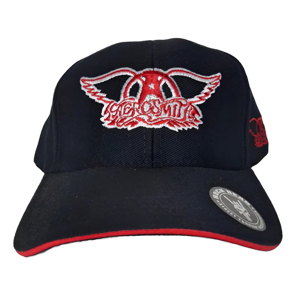 Boné Aerosmith Banda Rock Strapback Adulto Preto Preto Un