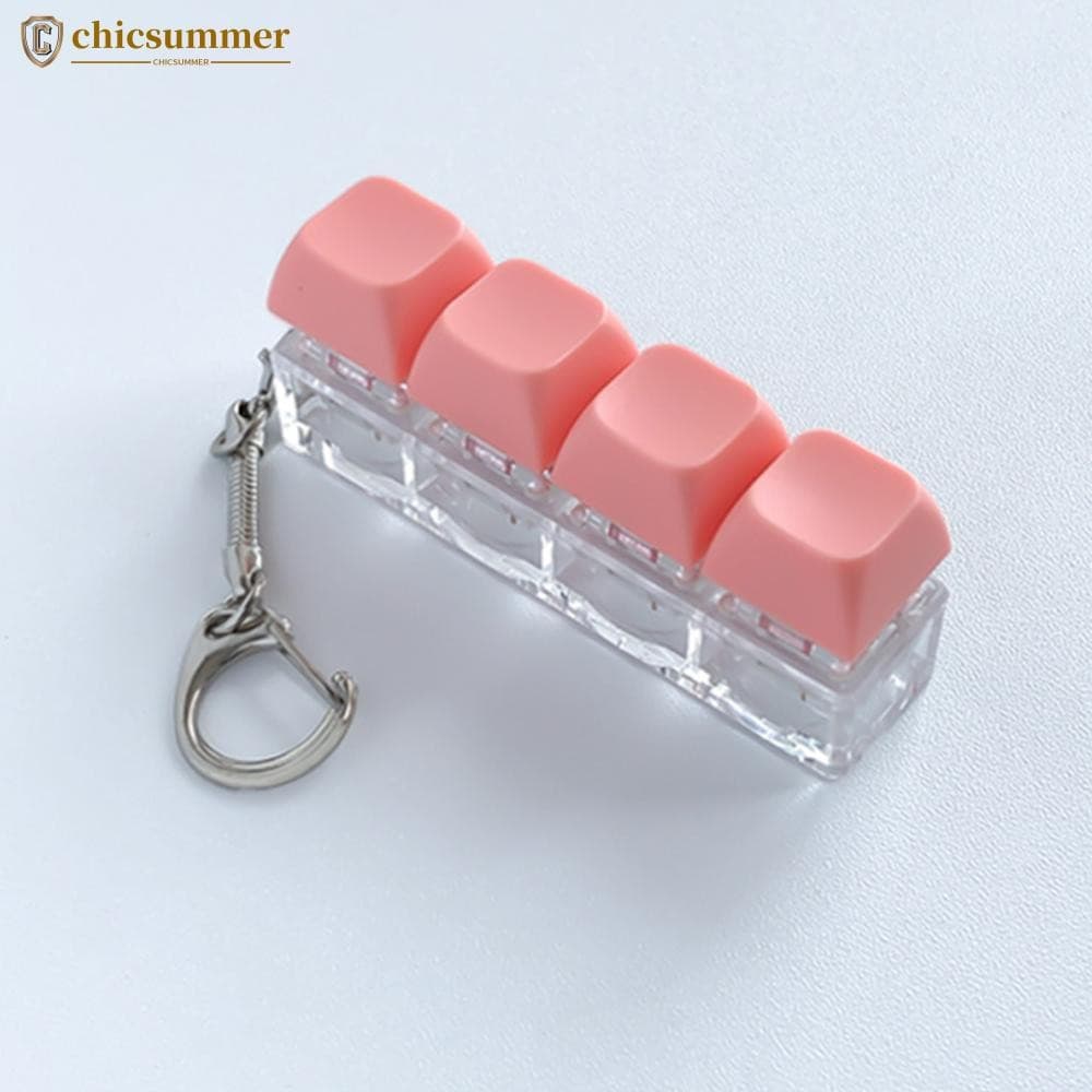 CHICSUMMER Botão Keycap Fidget Chaveiro De Teclado Pressionável Brinquedo De Alívio Do Estresse Para Crianças Adultos Ga