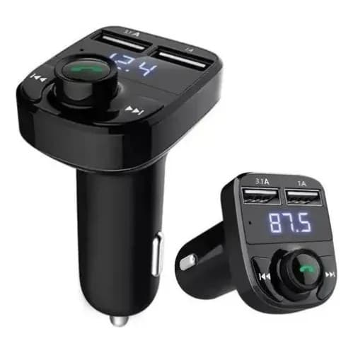Transmissor Fm Bluetooth Veicular Mp3 Usb Som Automotivo