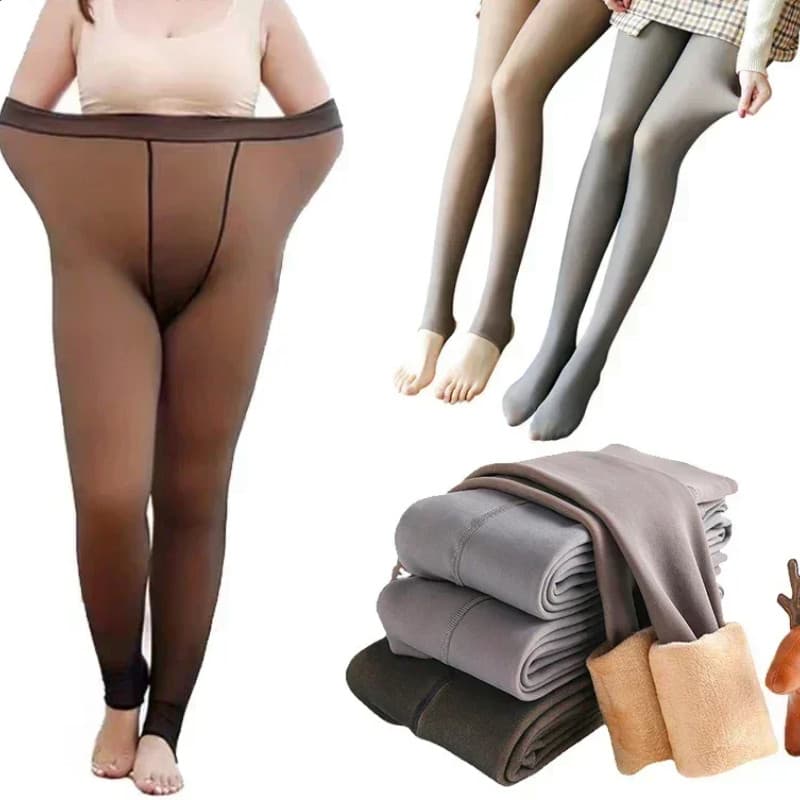 Meias-calças de inverno femininas, meias-calças térmicas, meias-calças isoladas, meias-calças forradas de lã, meias térm