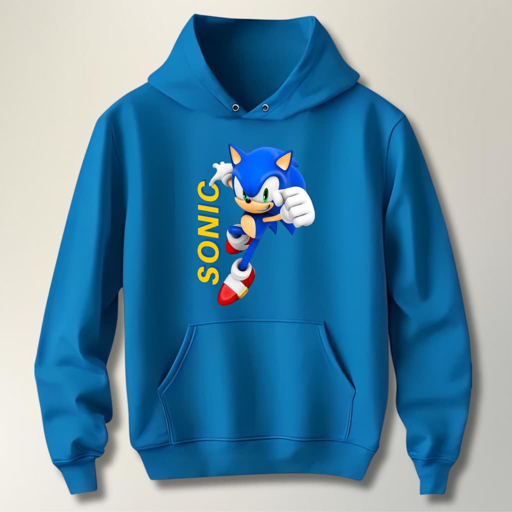 Blusa de moletom infantil juvenil  Agasalho 6-16 Tails Shadow Knuckles