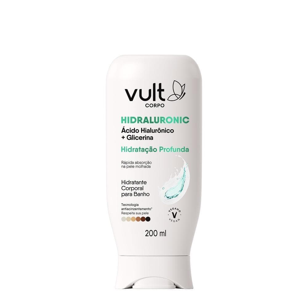 Vult Hidraluronic Hidratação Profunda Loção para Banho 200ml