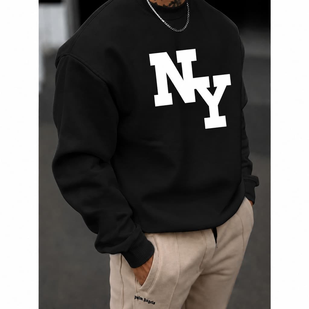 Blusa Moletom Careca New York Envio Imediato Casaco Flanelado Tecido Premium