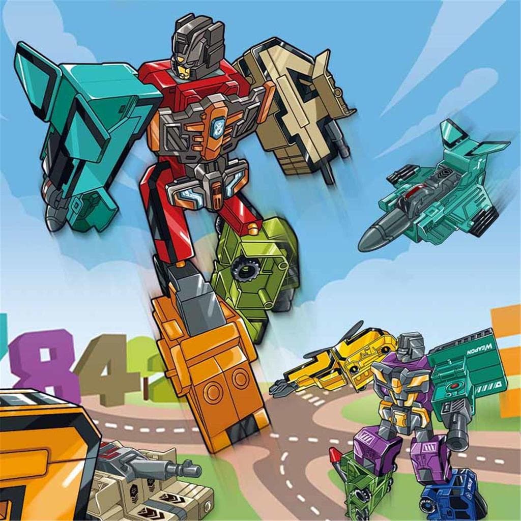 Brinquedos Numéricos Transformando Figuras De Ação Números Transformam Brinquedo Robô Com Símbolos Matemáticos Como Reco