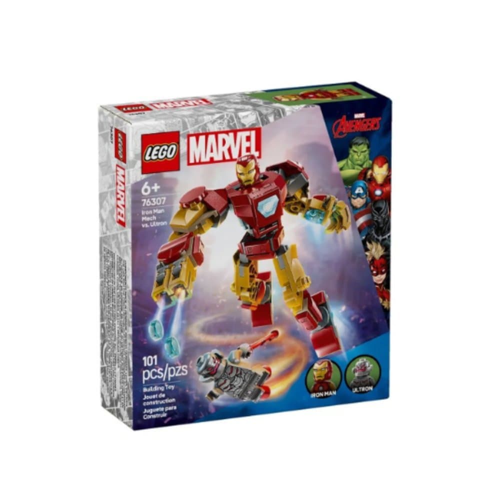 Lego Marvel Robô do Homem de Ferro vs Ultron 76307