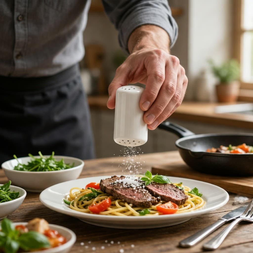 Saleiro de Mesa em Porcelana para Cozinha e Jantar