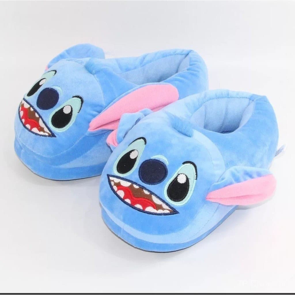 Stitch Costurado Algodão Quente Toe-Heel Calçado Interno Chinelo Infantil