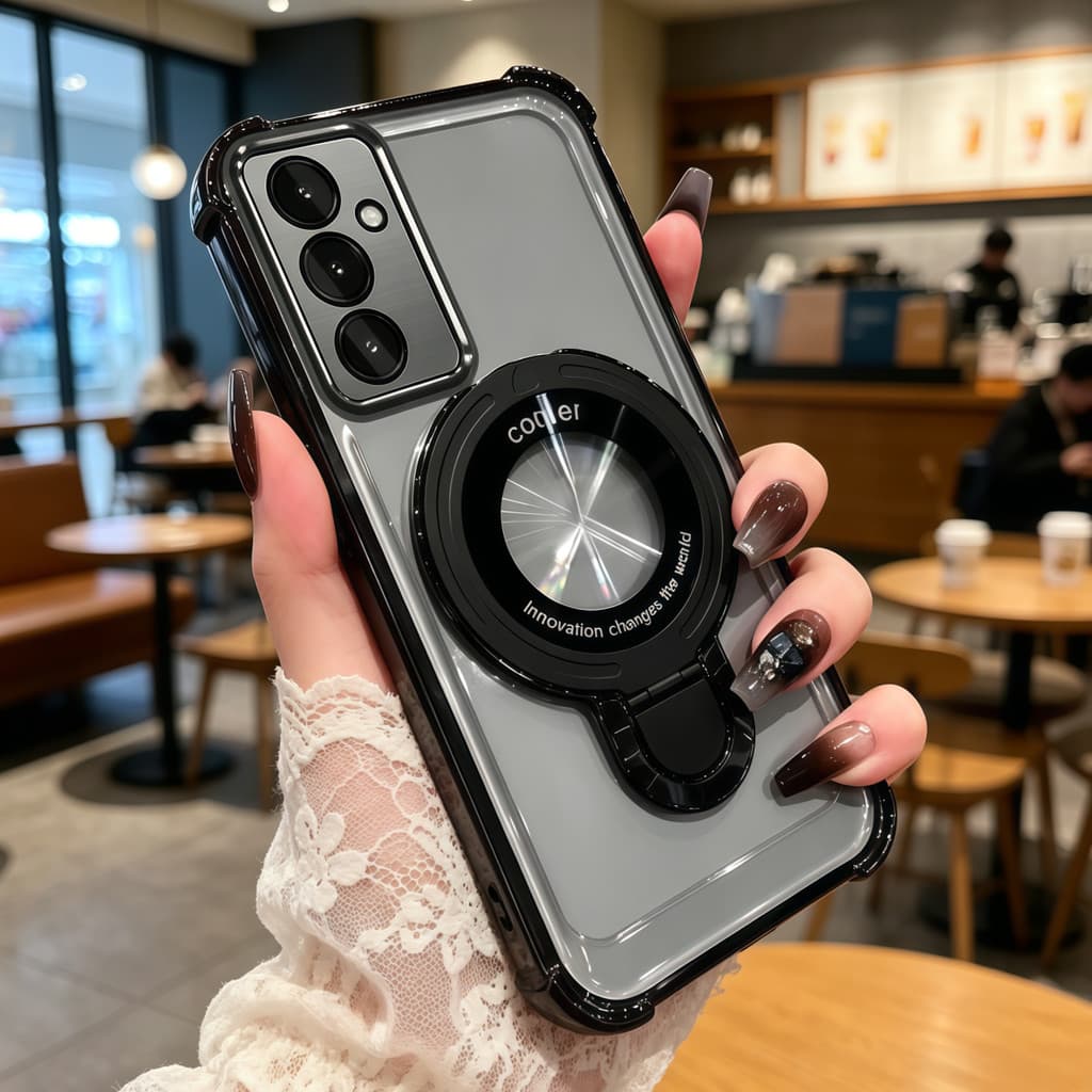 Suporte De Luxo À Prova De Choque Caso Claro Para Xiaomi Poco X8 Pro Max X5 X6 X7 F5 F6 F7 F8Pro M8 C85 C75 C71 C65 Capa