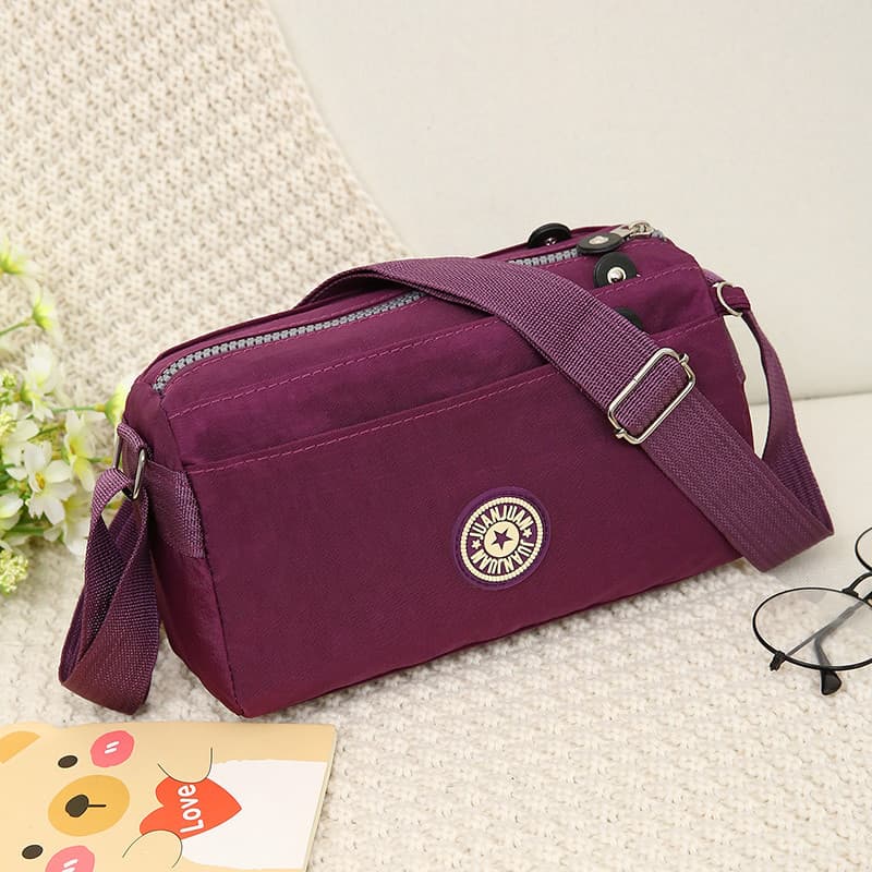 Bolsa feminina de meia-idade elegante All-Match mensageiro de um ombro leve bolsa pequena 2021 novo estilo