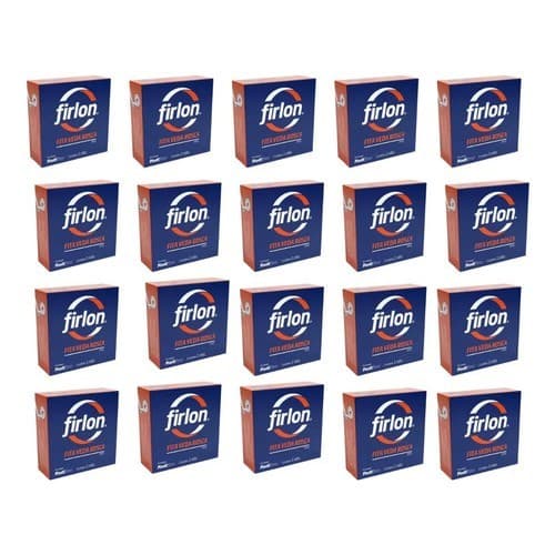 Kit 20 Fita Veda Rosca 18mm X 50 Metros Firlon Branco