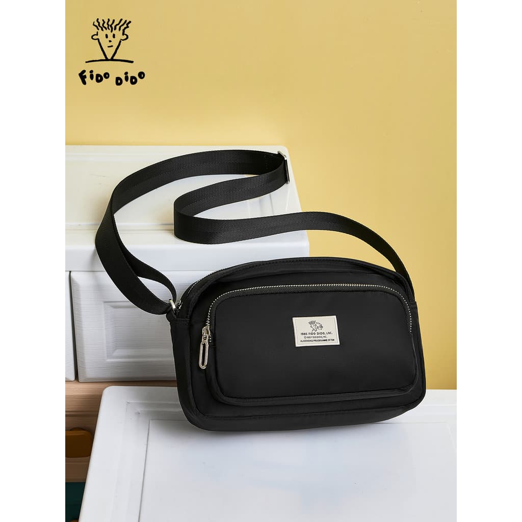 Fidu Dido bolsa mensageiro feminina 2026 novo estilo lazer viagem leve Multi-camada High-End bolsa de lona requintado pe