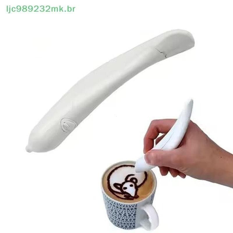 [MYBR] Caneta De Café Elétrica Especiarias Latte Milk Art Pen Para Decoração De Bolo Desenhar Em Barista Ferramentas Sup