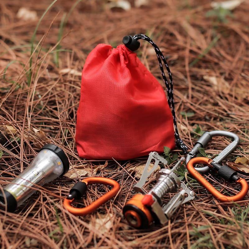 Selvagem saco de armazenamento de artigos diversos ao ar livre saco de cordão acampamento viagem pequenos objetos saco d