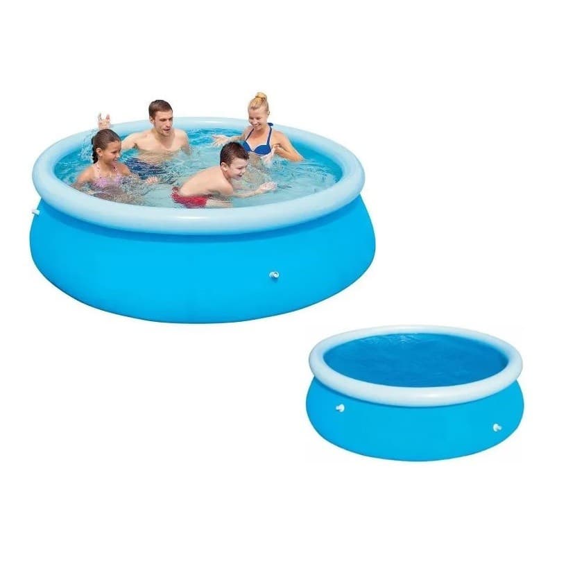 Piscina Bestway 2900 LITROS Inflável 244 Cm X 66 Cm com Capa Aquecedora