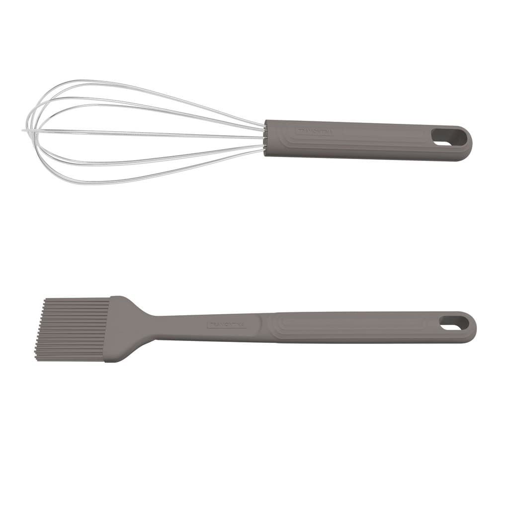 Fuet e Pincel de Silicone Softta Tramontina Cinza