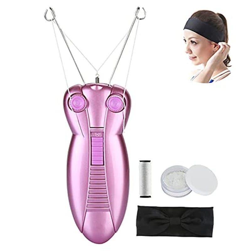 WAYCOM Senhoras Removedor De Pêlos Faciais Depilador Elétrico De Beleza Feminina Rosca Facial Depilação Barbeador Massag