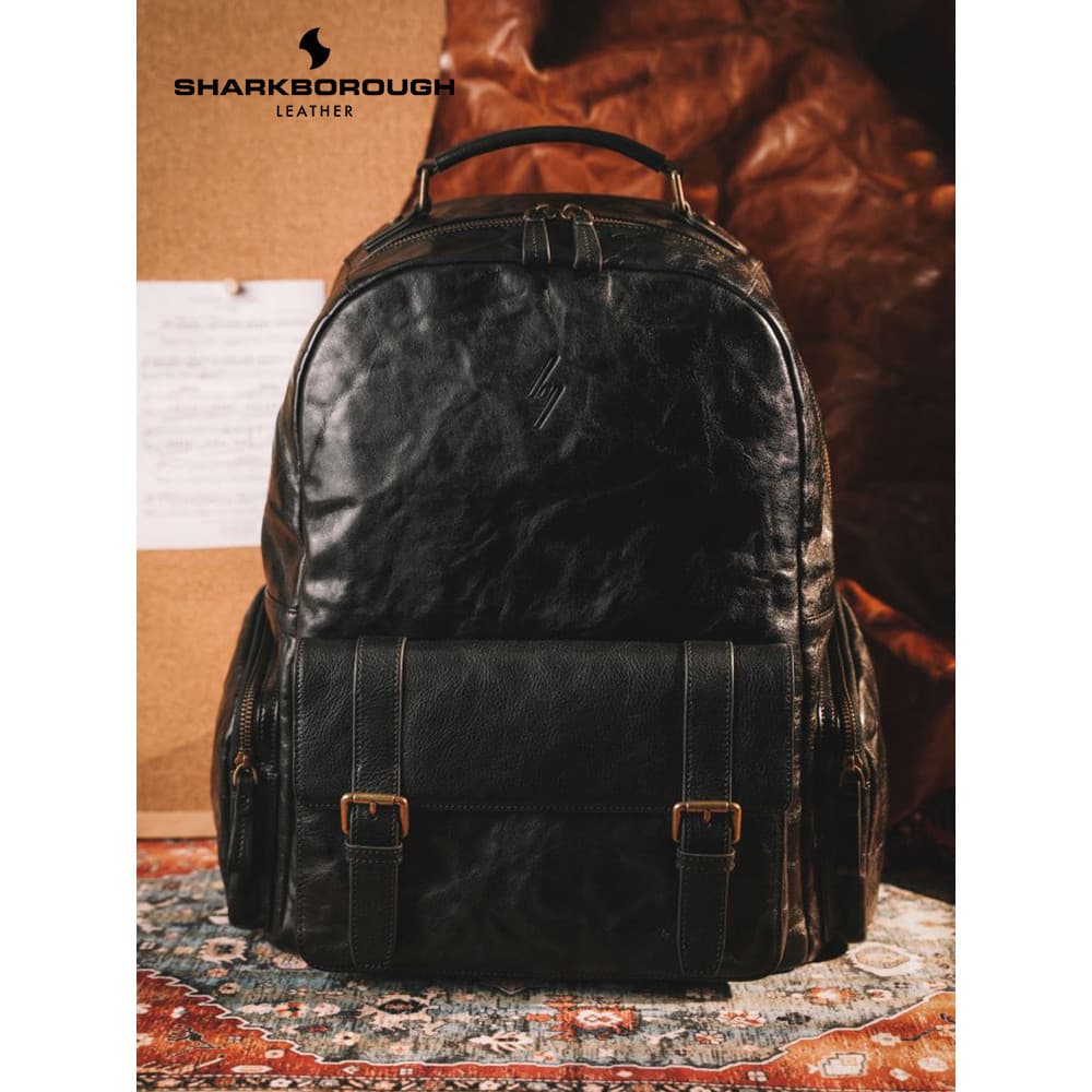 Mochila masculina de couro genuíno genuíno 2024 novo estilo primeira camada de couro cidade Commuter computador saco pli