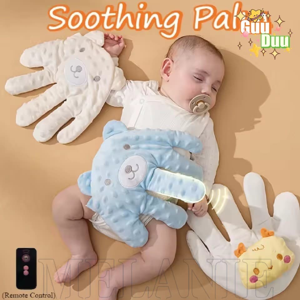 [Guudu] Luva Calmante Automática - Brinquedo de Conforto para o Sono do Bebê - Auxiliar em Forma de Palma com Controle R