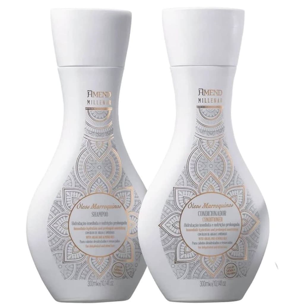 Kit Shampoo 300g + Condicionador 300g Óleos Milenares Marroquinos Amend