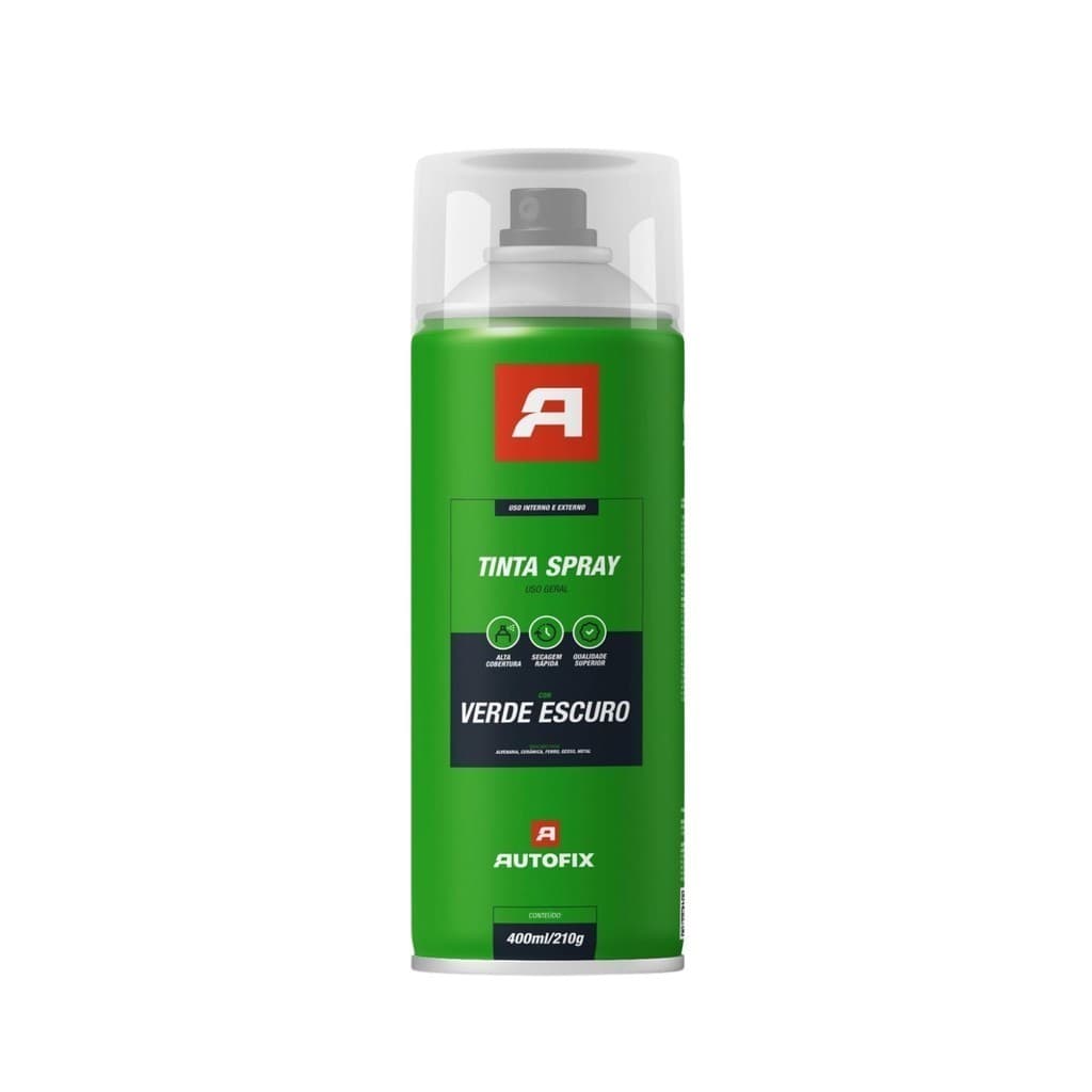 5 Tinta Spray Verde Escuro Plástico  400ml – Qualidade Garantida