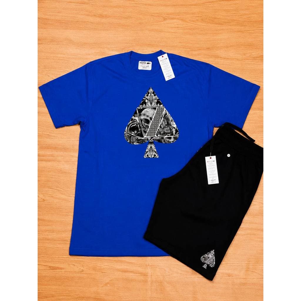 Conjunto Camiseta 100% Algodão Premium + Bermuda com DTF Nova Espadilha