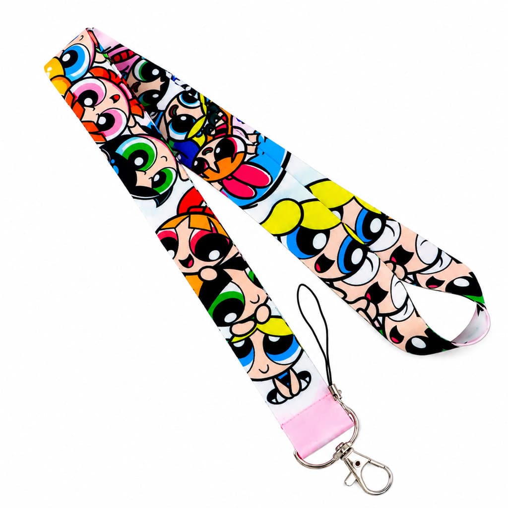 Cordão de Crachá / Porta Crachá / Cordão Identificação / Lanyard Meninas Superpoderosas