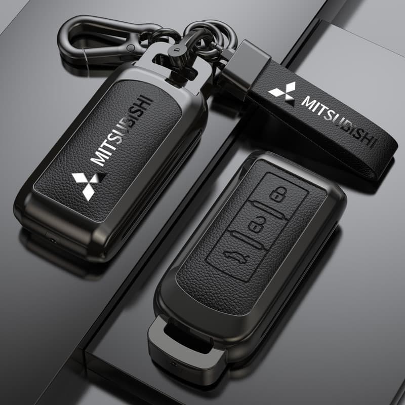 Capa para Chave Remota de Carro para Mitsubishi Outlander ASX LANCER Pajero Sport Eclipse Cruz Acessórios para Chave HRT