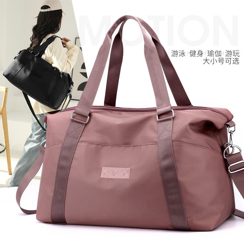 Moda leve saco de viagem saco de ginásio grande capacidade All-Match versão coreana lazer saco de bagagem de viagem de n