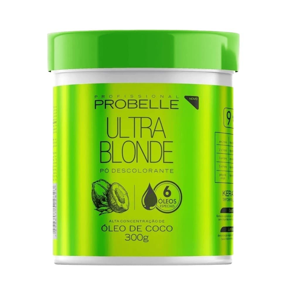 Pò Descolorante Profissional Probelle Óleo De Coco 6 Óleos 300g