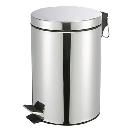 Cesto De Lixo Com Pedal Lixeira Banheiro Cozinha 12 Litros