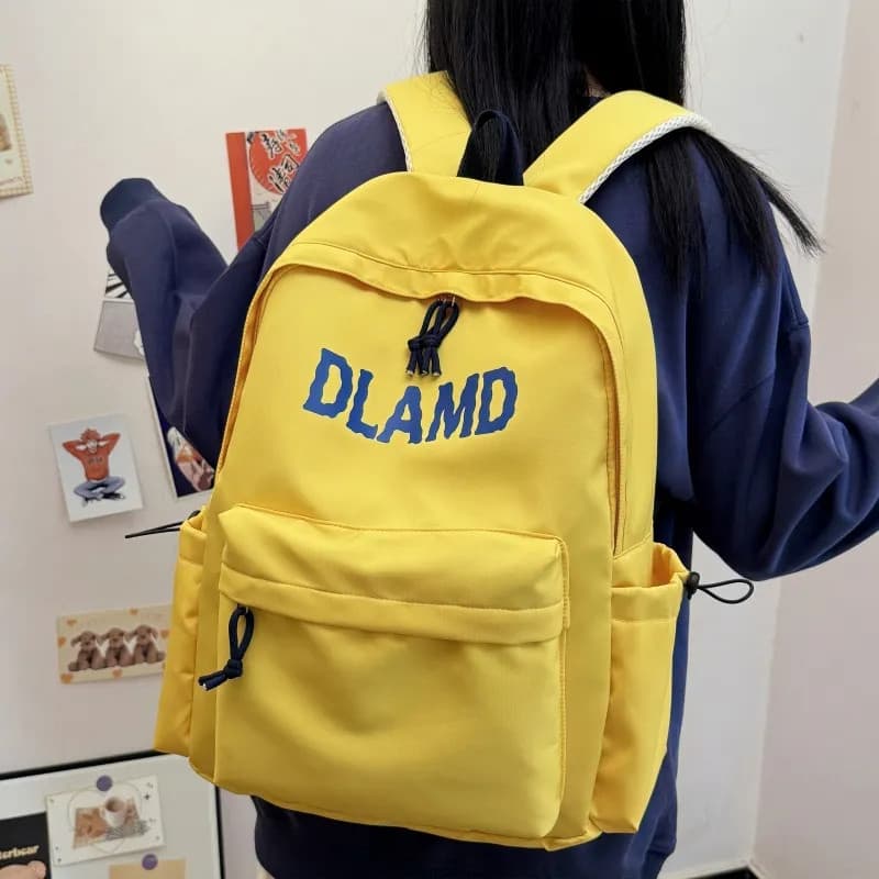Mochila Feminina Tamanho Pequeno Vintage Estudante Mini Leve Versátil