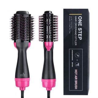 Escova Secadora Profissional 3 em 1 110V Modeladora de Cabelo com Efeito Salão
