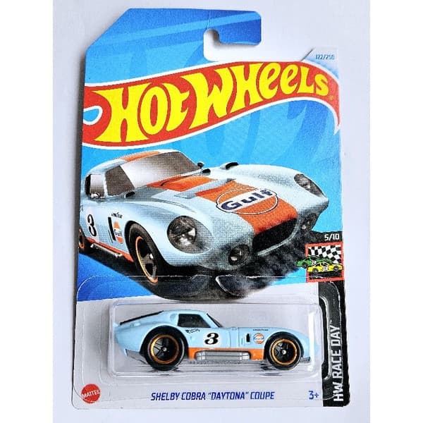 Hot Wheels Shelby Cobra Daytona Coupe Gulf Lote E 2024