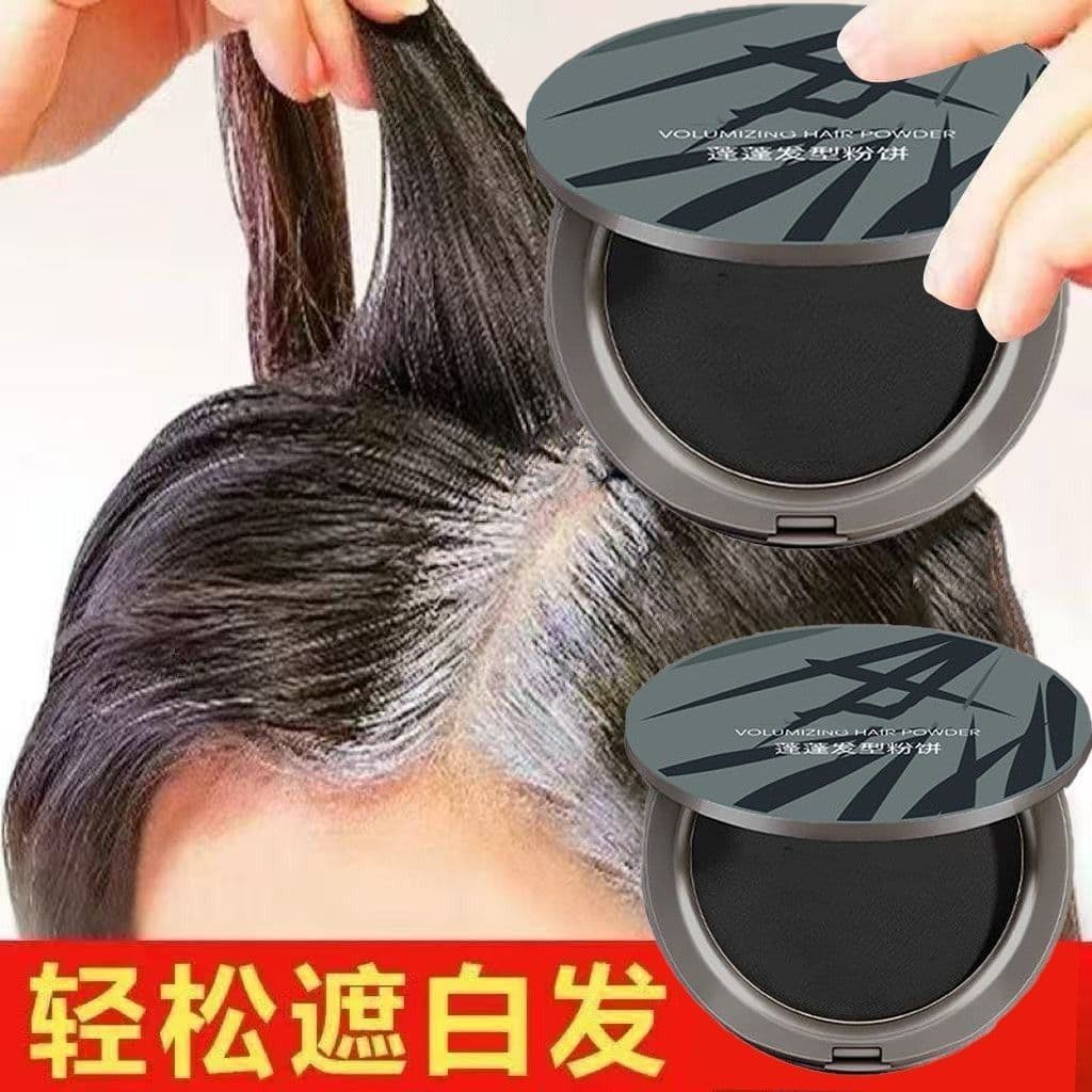 [Garantia genuína] Capa de tingimento em pó para penteado fofo, sem enxágue, branca, à prova d'água, à prova de suor, nã