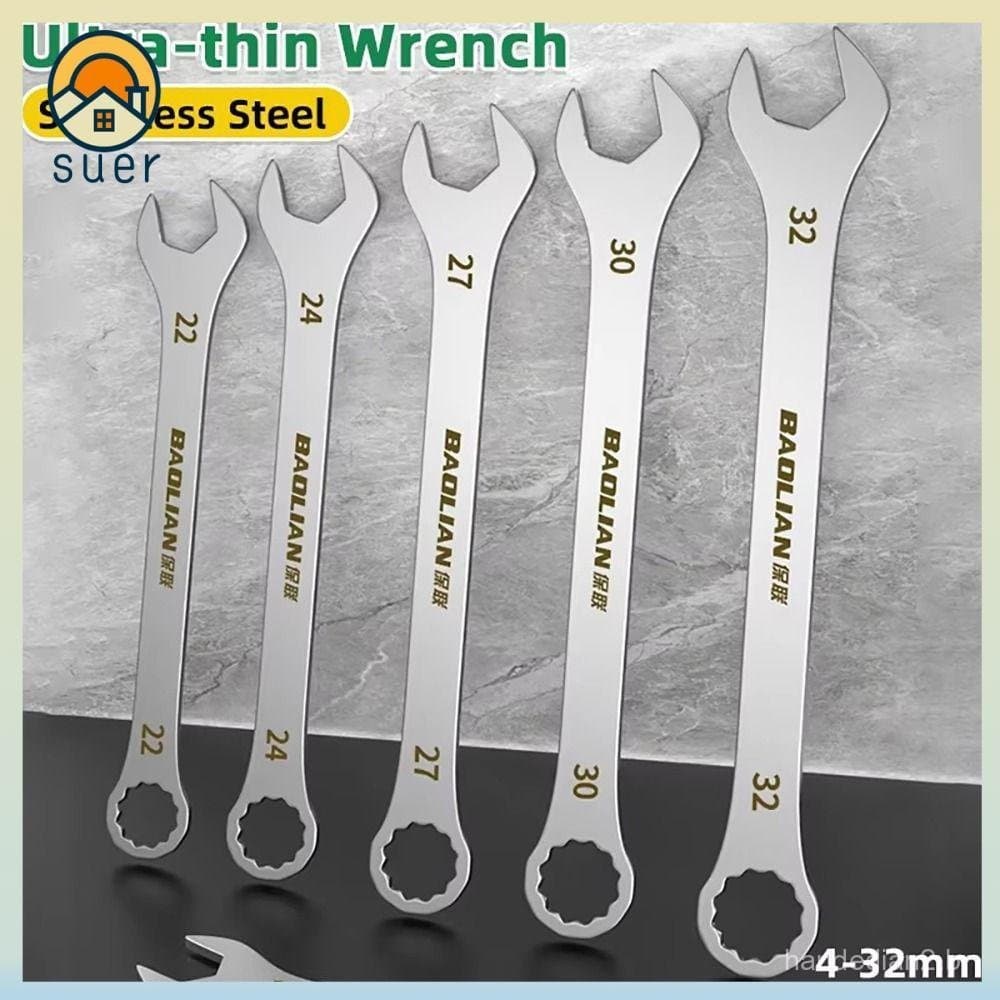 SUEBR 1 Unidade De Chave De Catraca , Extremidade Aberta Ultrafina Dupla De 5-32 Mm De 3 Espessura