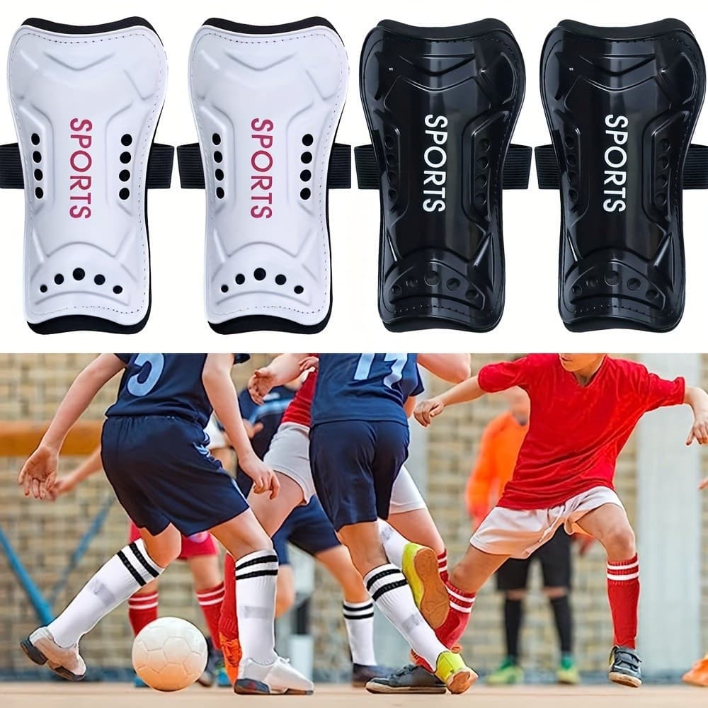 Caneleiras de Futebol Juvenil para Treinos e Jogos, Equipamento para Pernas de Futebol, Protetores de Canela para Futebo
