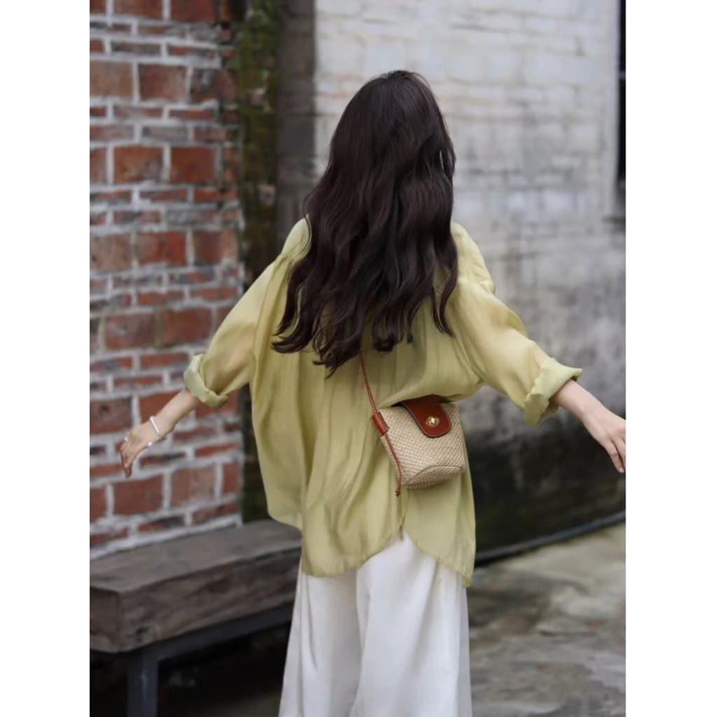 bolsa femenina bolsa feminina Tecido pequeno saco feminino 2024 novo estilo palha tecido ins ombro saco do mensageiro ve