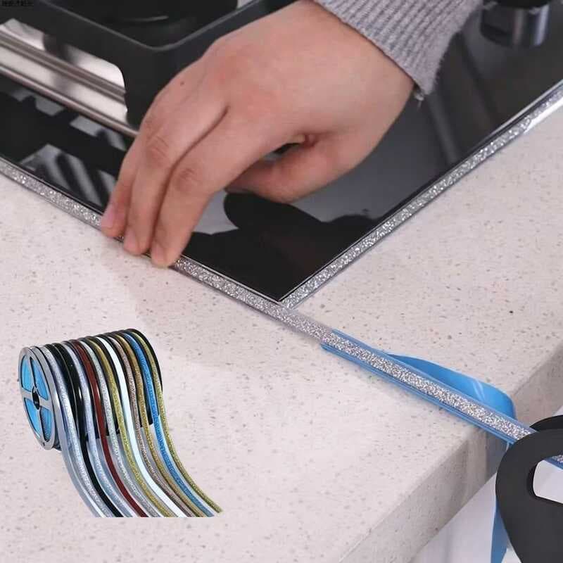 Fita Autoadesiva Vedação Calha Cozinha Banheiro Impermeável Anti-mofo 6m