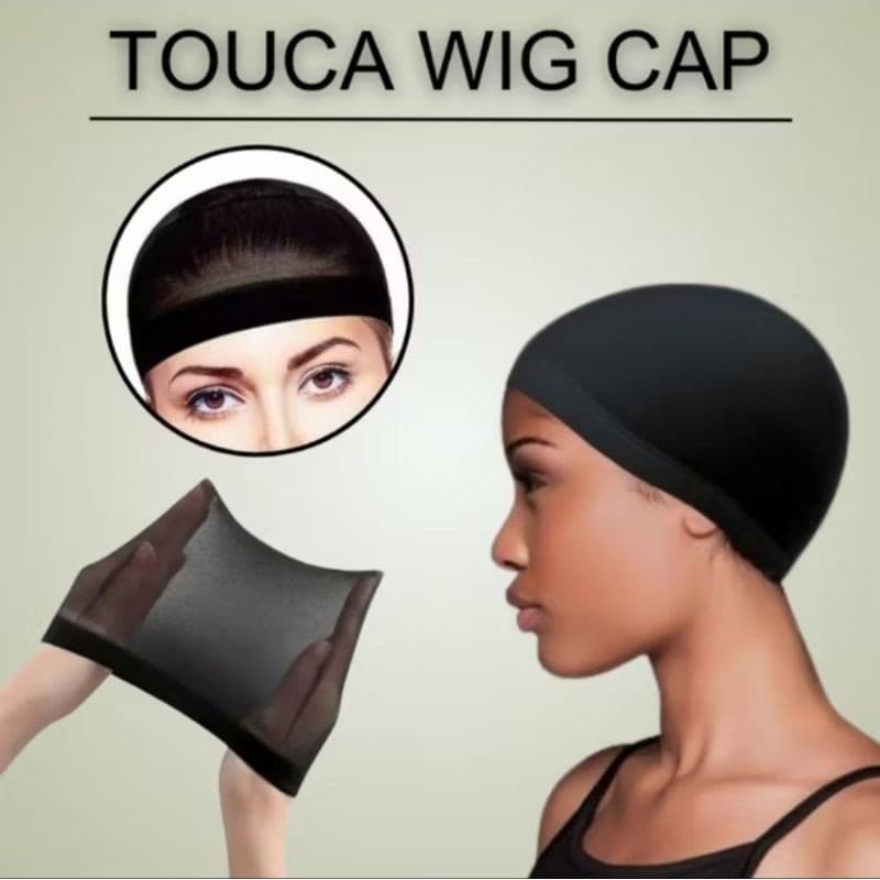 Touca Nero Kit 2 Unidades | Wig Cap Preta Para Peruca, Escova, Chapinha e Cabelos Lisos