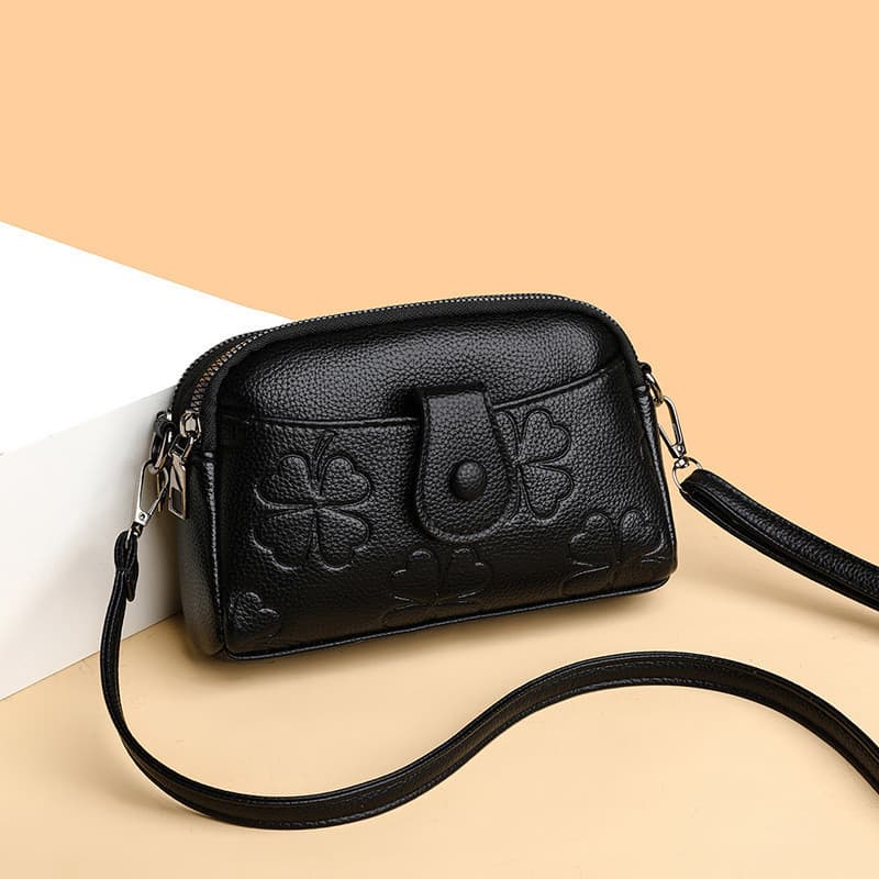 Mãe de meia-idade pequena bolsa feminina 2025 novo estilo senhoras bolsa de ombro saco do mensageiro idosos grande-