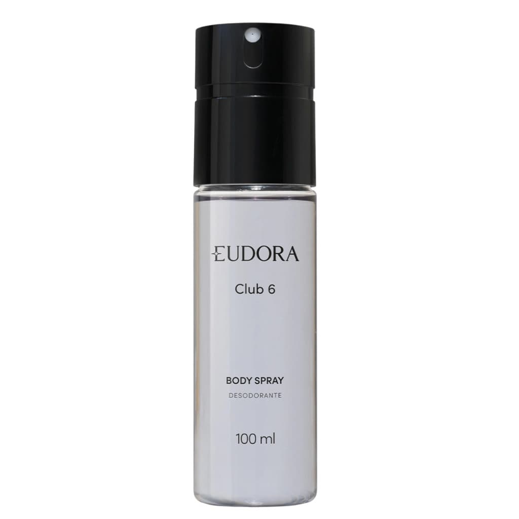 Eudora Desodorante Body Spray Club 6 100ml perfume corporal cheiroso em promoção masculino para Homem